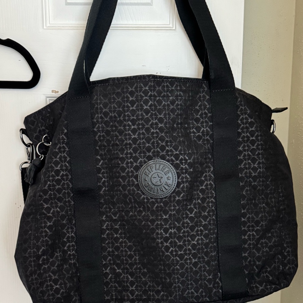 EUC - 👛 Kipling Black Tote Bag - Picture 11 of 15